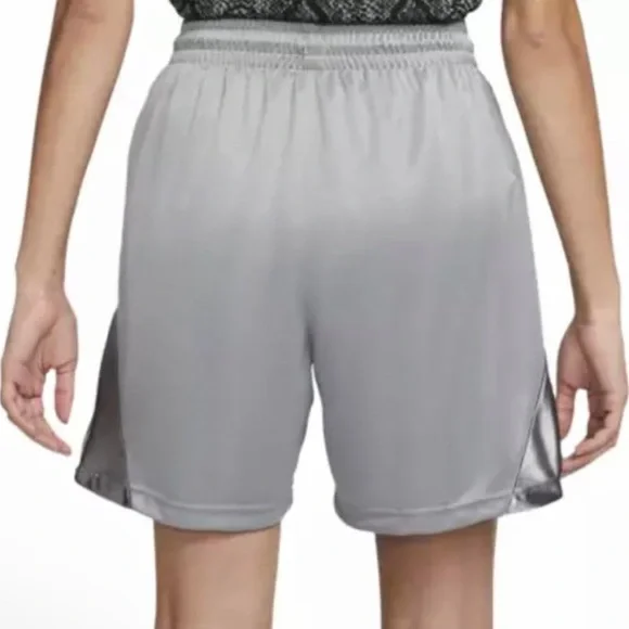 Women’s Small Fly Nike Basketball Shorts-NWT gray - Picture 2 of 7
